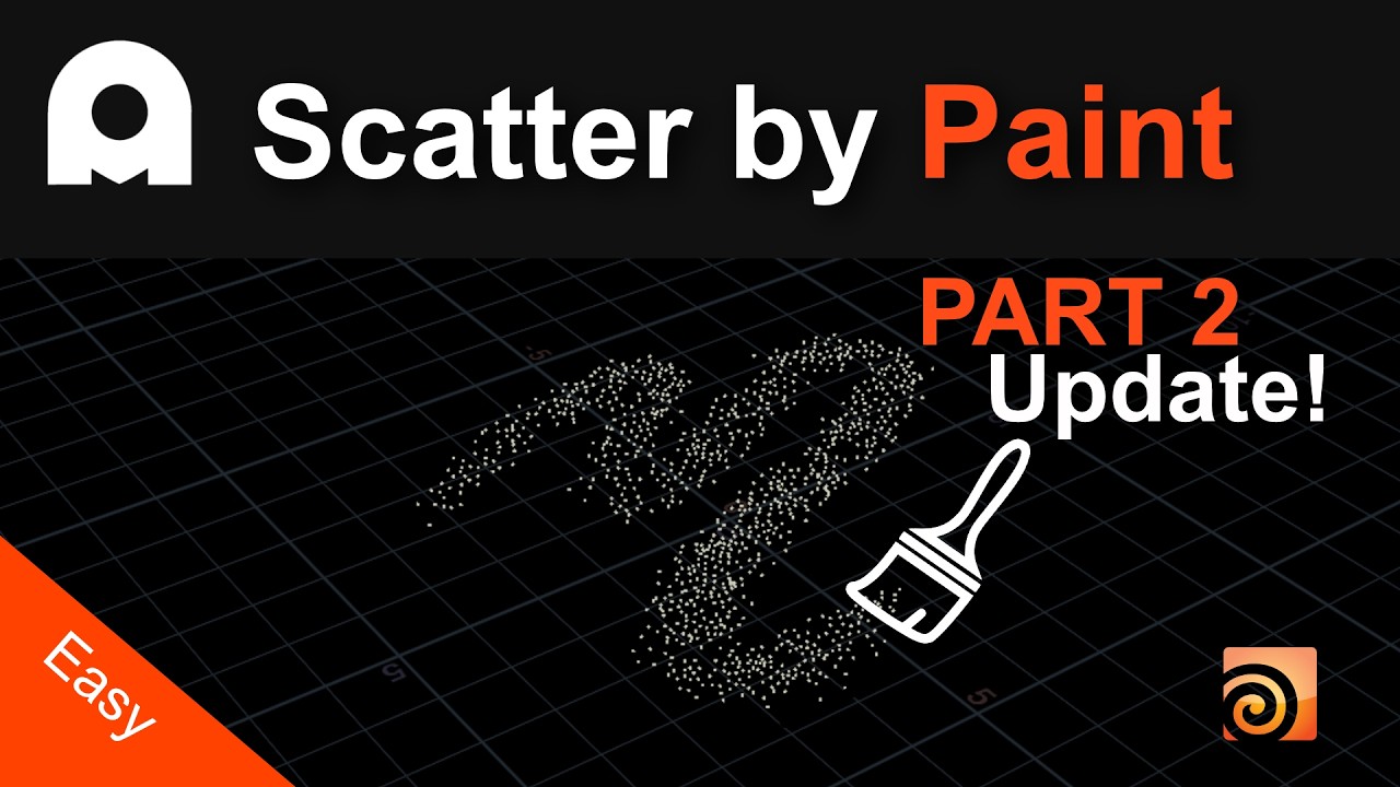 All About Scattering - 012 - Scatter By Painting On Surface [PART2 ...