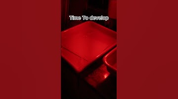 Large format darkroom contact printing