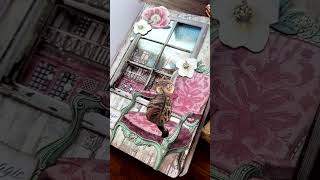 Mini art journal sweet winter