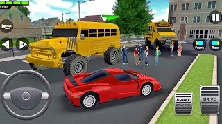 Super High School Bus Driving Simulator 3D 2019 #4 Android IOS gameplay screenshot 3