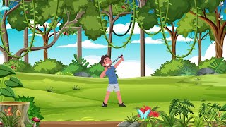 The Boy And A Sling Shot Fun Story Good Story 2D Animation