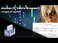 Awaken (ft. Valerie Broussard) - League of Legends OST (Piano Tutorial)