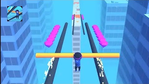 Roof Rails Gameplay All Levels ( 1 - 5 ) Android,ios