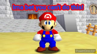 SM64 BLOOPERS! Ima bet you can't do this!