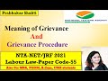 Grievance- Its Meaning and Procedure - YouTube