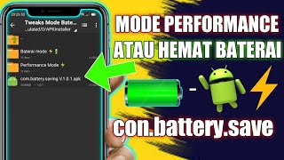 mode performa dan mode Battery save untuk hemat baterai dan bermain game screenshot 2