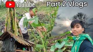 Finally I Toured The Entire Farm Today😉. BambooShot Collect Kiya VillageLifeVlogs