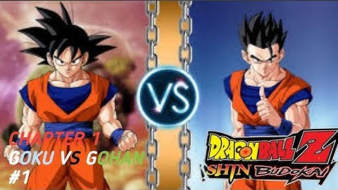 DBZ SHIN BUDOKAI 1|| CHAPTER 1 || GOKU VS GOHAN || GAMEPLAY #1