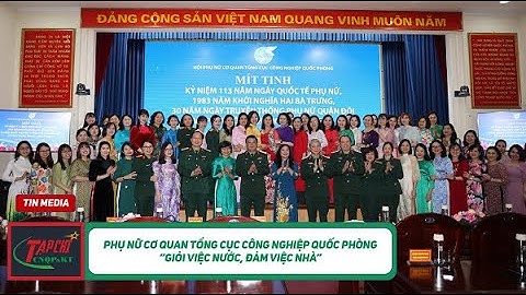Phụ nữ cơ quan Tổng cục CNQP “Giỏi việc nước, đảm việc nhà”