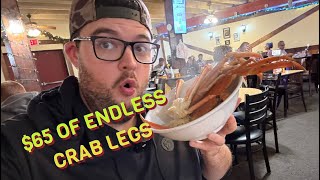 I tried the best CRAB LEGS in south Florida! | Food review Catfish  Dewey's