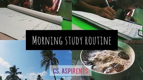 STUDY VLOG 📖 । morning routine 2021🌄। cseet ।