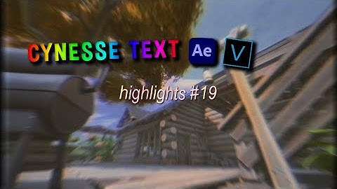TUTORIAL: Cynesse Text tutorial (How To Edit Like LMGK, Yarn, Numby, Cynesse, Naiv + MORE!)