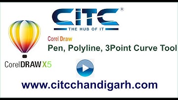 Tutorial video on Pen ,B Spline, Polyline, 3 Point Curve Tool in Corel Draw