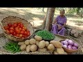 Green Peas Potato Curry ❤ Healthy Village Food by Grandma | Village Life