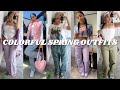 Wearing Only COLORFUL Outfits for a Week! Spring Streetwear Outfit Ideas + Boohoo Haul