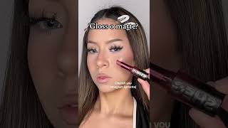 Team gloss o Team matte? #makeup #lipstick #lips #labios #lipgloss #lipmatte #lipsticktutorial