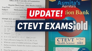 CTEVT:-🔥 CTEVT Exam 81/82 New Update! | 1st Year Health Science #ctevt #diploma #maths