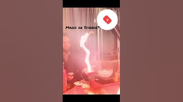 Magic or Science? Hold the fire with your hand- cool #science experiment #shorts part 2