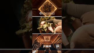 Целебник 🪬 Символ на потолке, который не просто украшает. Он направляет. #строимбаню #бизнес