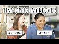 Office Makeover | *SUPER* Functional Small Space Transformation