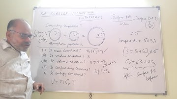 34. Two Soap Bubbles Coalescing Isothermally