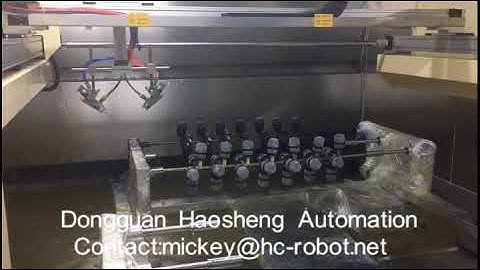 5 axis paint spraying and coating machine