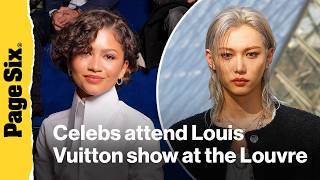 Felix From Stray Kids, Zendaya And More Watch Louis Vuitton Show At The Louvre