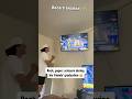 😳😂HE JOINED HIS FRIENDS GRADUATION FROM HIS TV 🤣 #shorts #viral #funny