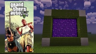 Minecraft: portal to GTA 5 dimension in Minecraft