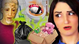 I Tried Working As A Clean Up Crew ...but Everything Is Gross! 🤢