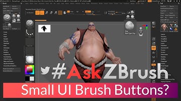 #AskZBrush - "How can I add small brush buttons to my custom UI?"