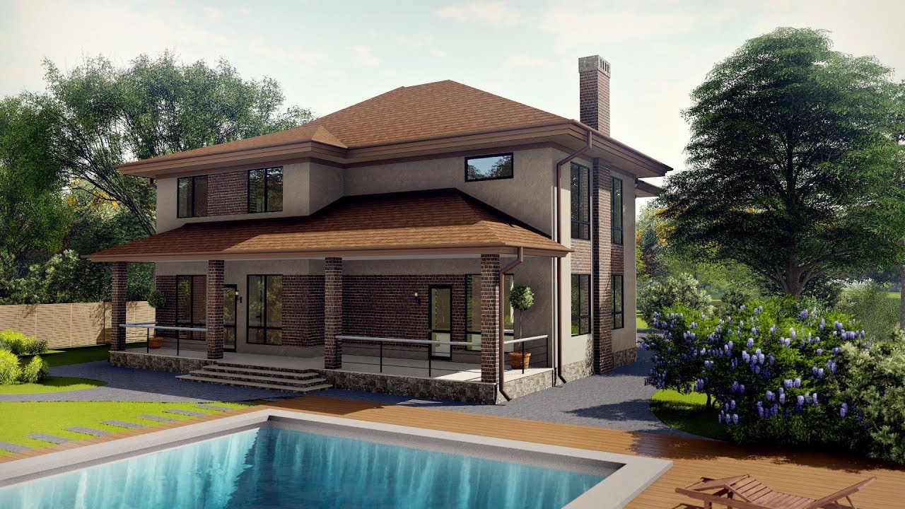 Д3 дом. Проекты домов с бассейном. Модель коттеджа. 3d модель коттеджа. 3д проекты домов и коттеджей.