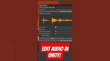 How to Edit Audio in Unity 🎧 #shorts  #unitygamedevelopment #unitytutorial