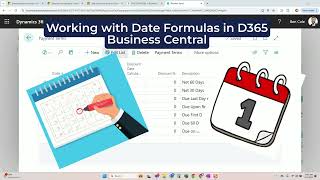 Creating Date Formulas for D365 Business Central