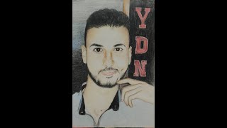 بورتريه لصديقي ابو خالد . رسم (احمد سامي)