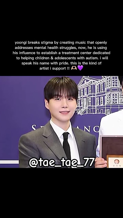 suga is such a nice person he donated 50 million won to the autism disorder patients  ✨🥹#bts #suga