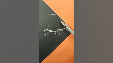 Umaima Signature | U Letter Sign | #shorts