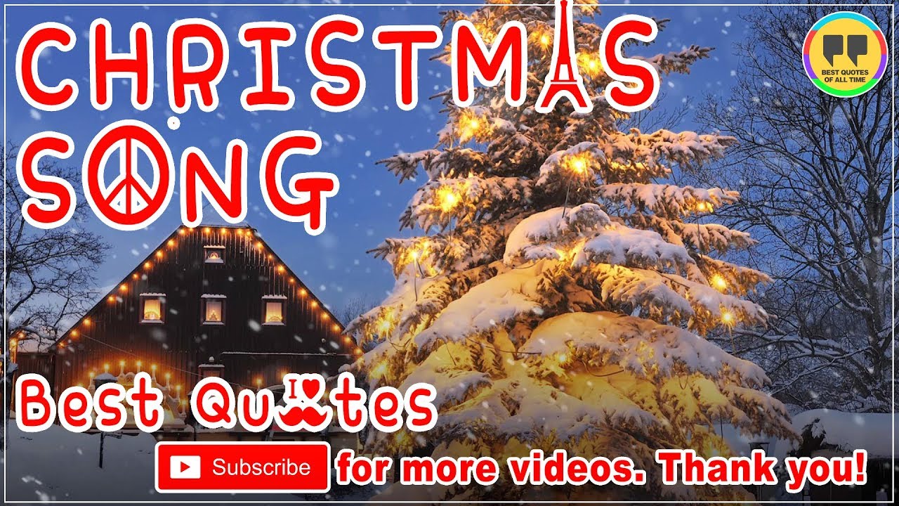 TOP 25 CHRISTMAS SONG QUOTES Best Christmas Quotes YouTube