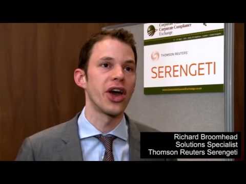 Richard Broomhead, Solutions Specialist, Thomson Reuters Serengeti: Format