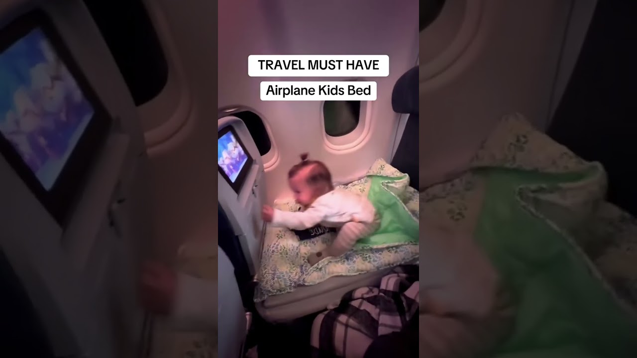 Mom Discovers a Clever Baby Travel Hack Using A Pet Bed and Inflatable  Pillow (Video)