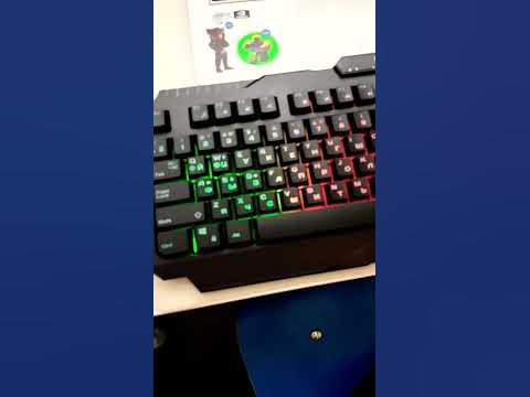 как сделать клавиатуру светящиеся - YouTube