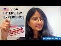 My us visa interview experience   mumbai consulate  ms in usa 