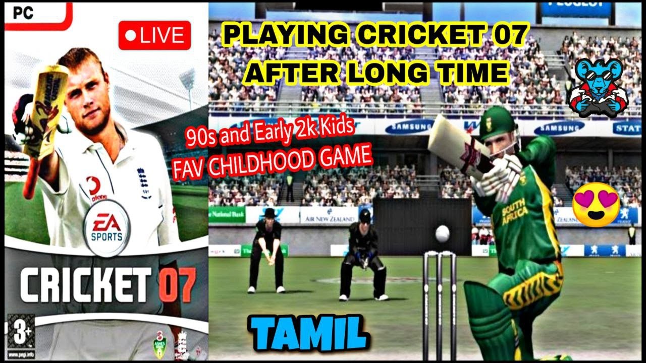EA CRICKET 07 in 2022 LIVE - Tamil | Rats in2 Gaming
