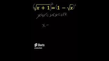 Solving A Radical Equation | Algebra