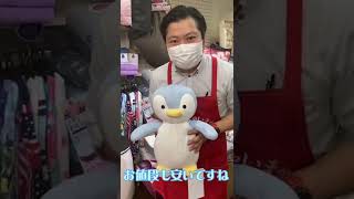 触るとヒンヤリ冷たい！接触冷感かわいいペンギンの抱き枕が入荷です！寝苦しい夜に活躍まちがいなし！