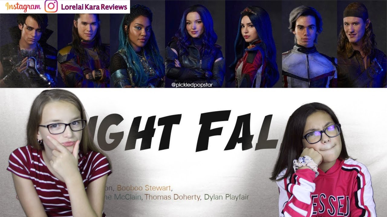 Night Falls Decendants 3 Reaction Sarah Jeffery Sofia Carson Dove