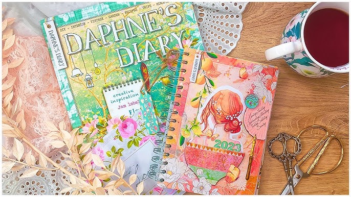 Daphne's Diary Magazine #7 2023 (ENGLISH), Creative Art Craft Workbook, Interactive Diary Magazine for Mindfulness, Coloring, Art, Cooking, Travel