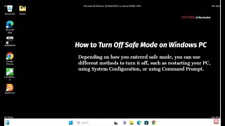 How to Turn off safe mode in Windows 11 or windows 10 (Exit Safe mode)