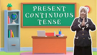 The Present Continuous Tense #microteaching #grammar #unindra