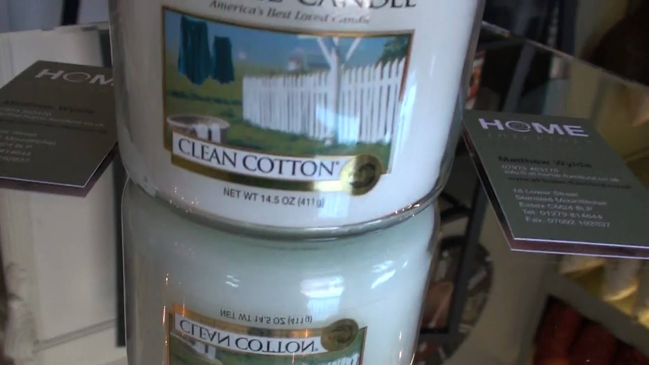 Yankee Candle Clean Cotton Essex